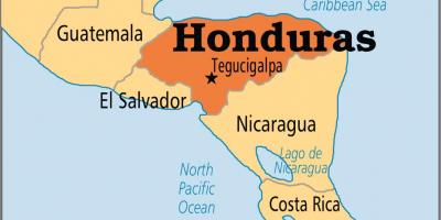 Honduras kapital kart