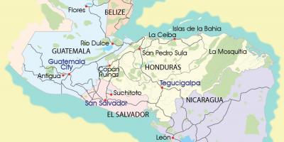 Kart over mosquitia Honduras
